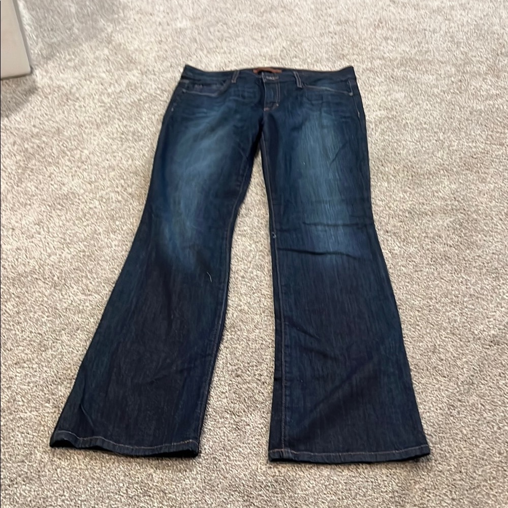 Joe's Jeans Dark Blue Curvy Boot Cut Denim